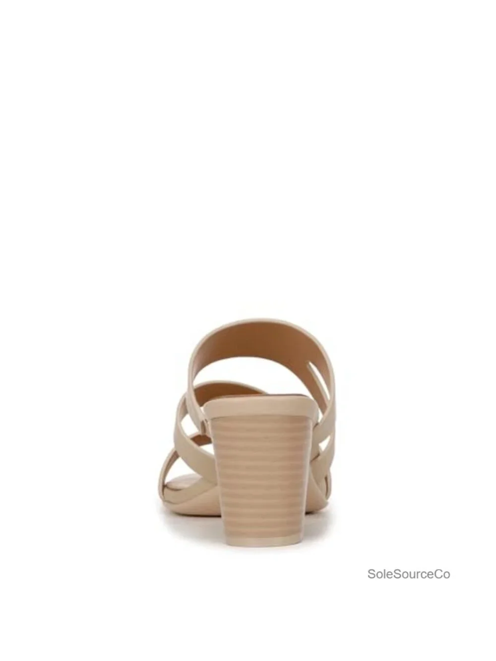 Strappy Slide Heeled Sandals with Non-Slip Outsole